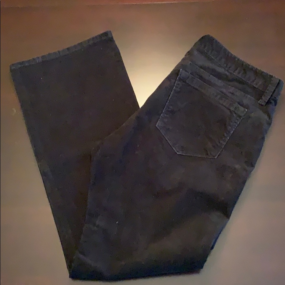 LOFT Black Bootcut Corduroy Pants
